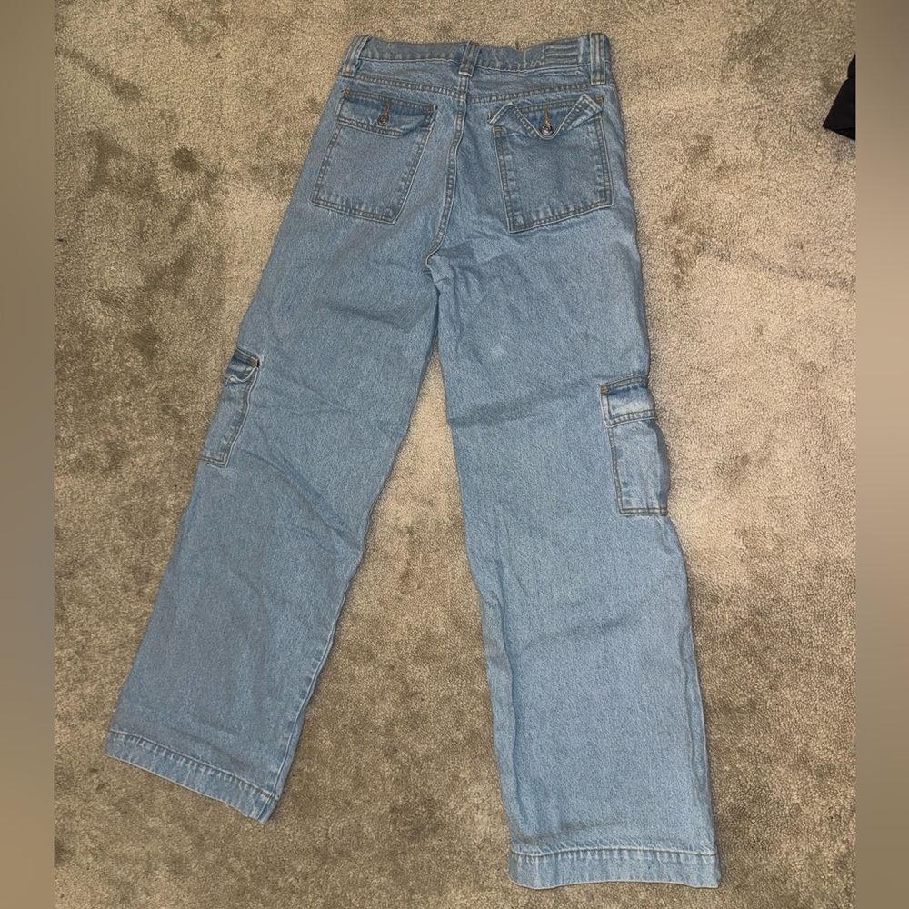 REVICE Denim Blue Cargo Pants